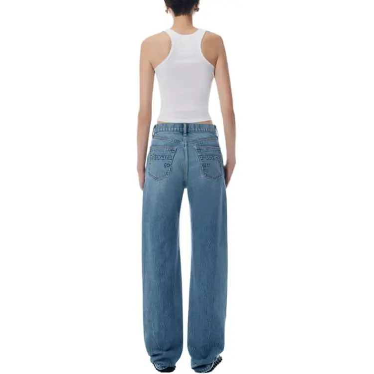 Alexander Wang Mid rise Straight leg Jeans-1