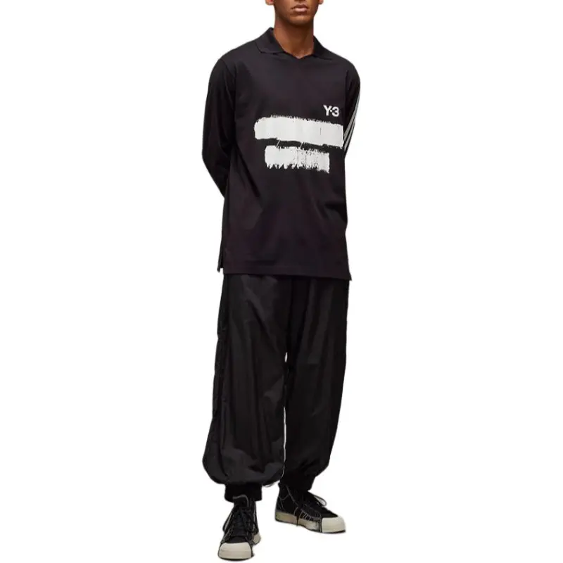 Adidas Free Shipping With AdiClub Y 3 Graphic Logo Long Sleeve Tee-5