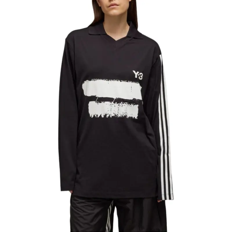 Adidas Free Shipping With AdiClub Y 3 Graphic Logo Long Sleeve Tee-3