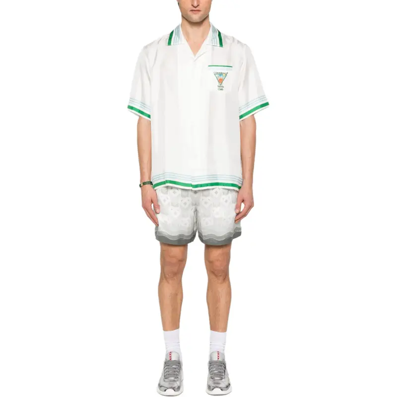 CASABLANCA Drawstring Shorts-3