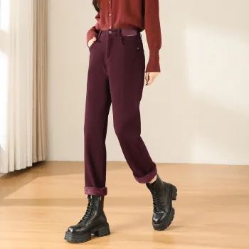 TERRE BLEUE Jeans Women's Red