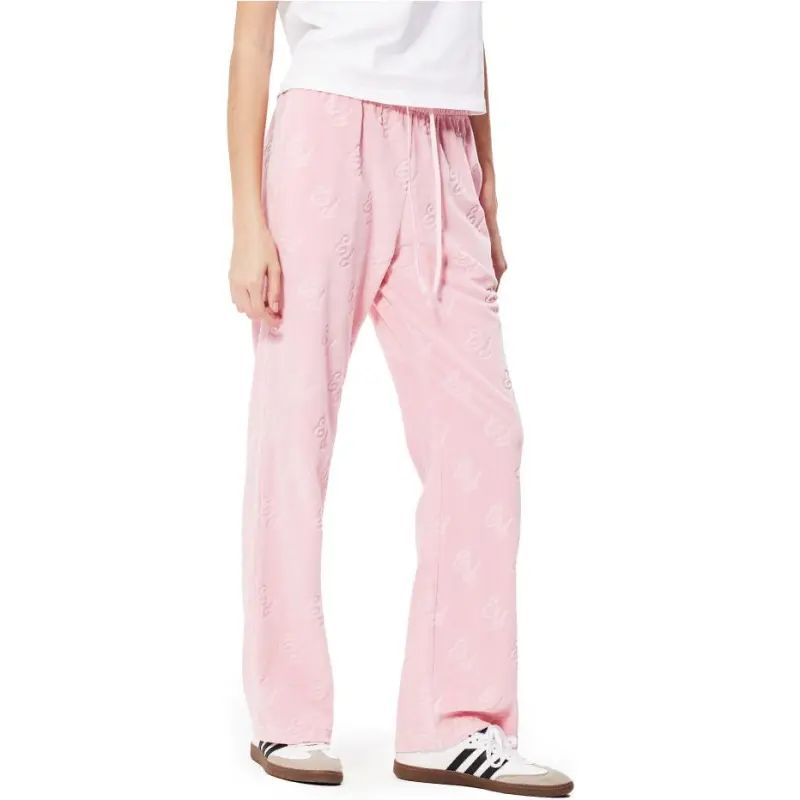 Ed Hardy FW24 Casual Pants Women's Cherry Blossom Pink-3