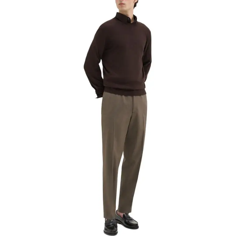 THEORY Sweaters Men Walnut-1