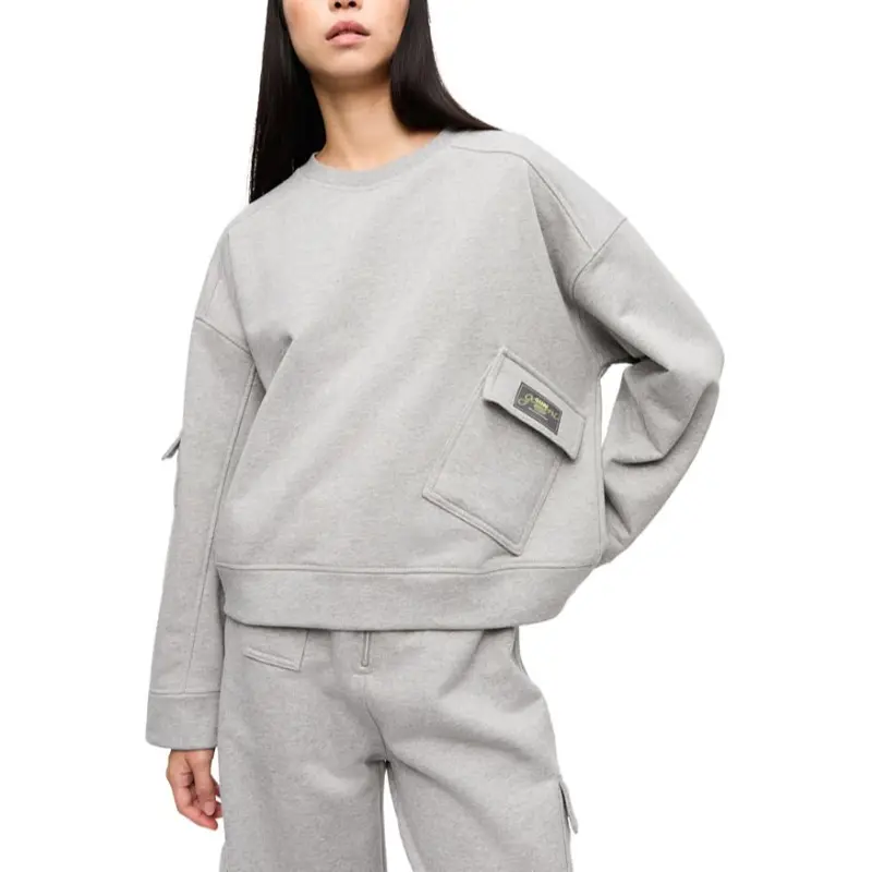 GANNI Crewneck Oversized Sweatshirt-3