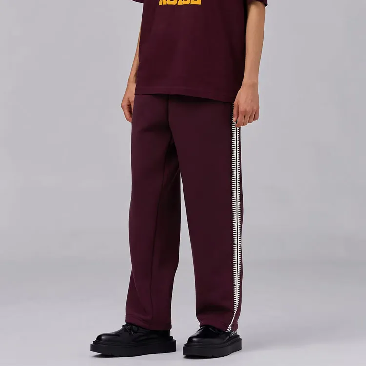 Undercover X GU Undercover Collaboration Knitted Sweatpants Unisex BurGUndy-2