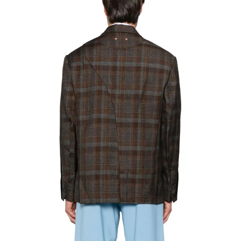 ANDERSSON BELL Soe check Double breasted Blazer-2