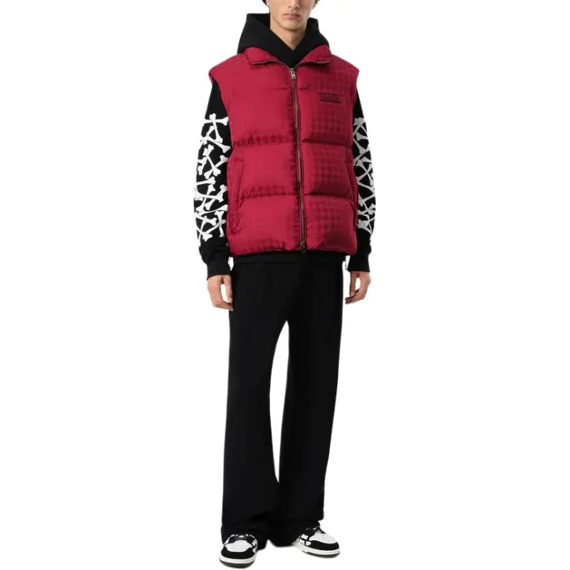 AMIRI Early Spring Collection SS25 Vest Men's Deep Red-2