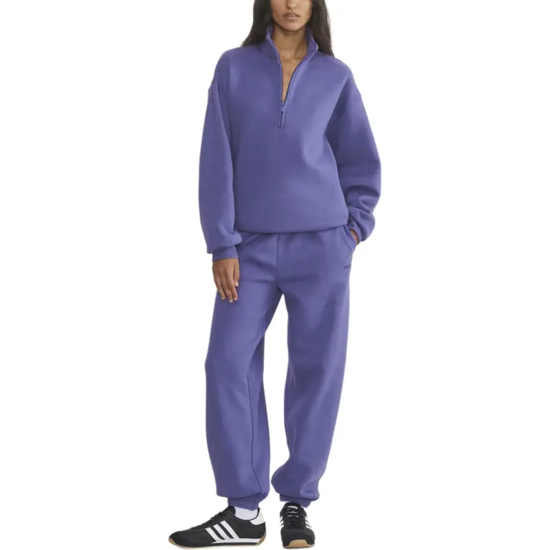 ARITZIA Sweatfleece Cozy Fleece Mega SweatpantTM Knitted Sports Pants Women's Nightshade Blue/cheese Blue-4