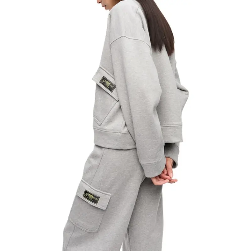 GANNI Crewneck Oversized Sweatshirt-1