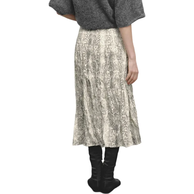 Massimo Dutti Casual Long Skirts Women's Gray-2