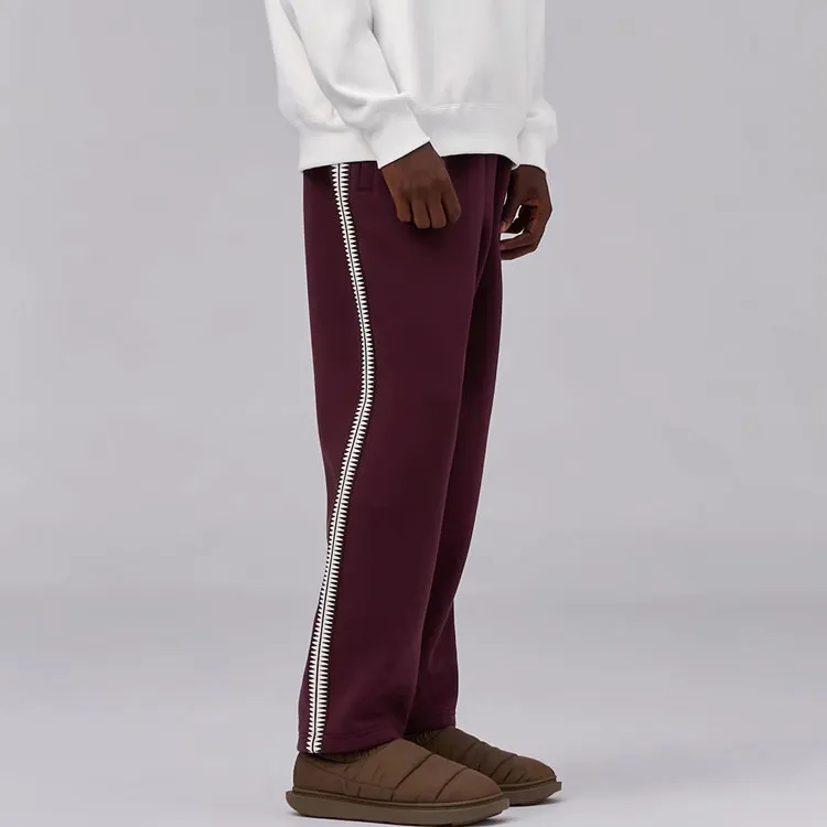 Undercover X GU Undercover Collaboration Knitted Sweatpants Unisex BurGUndy-1