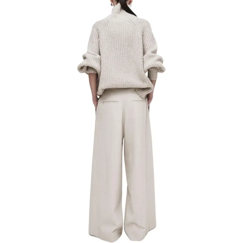 COS Casual Pants Women's Light Beige-2