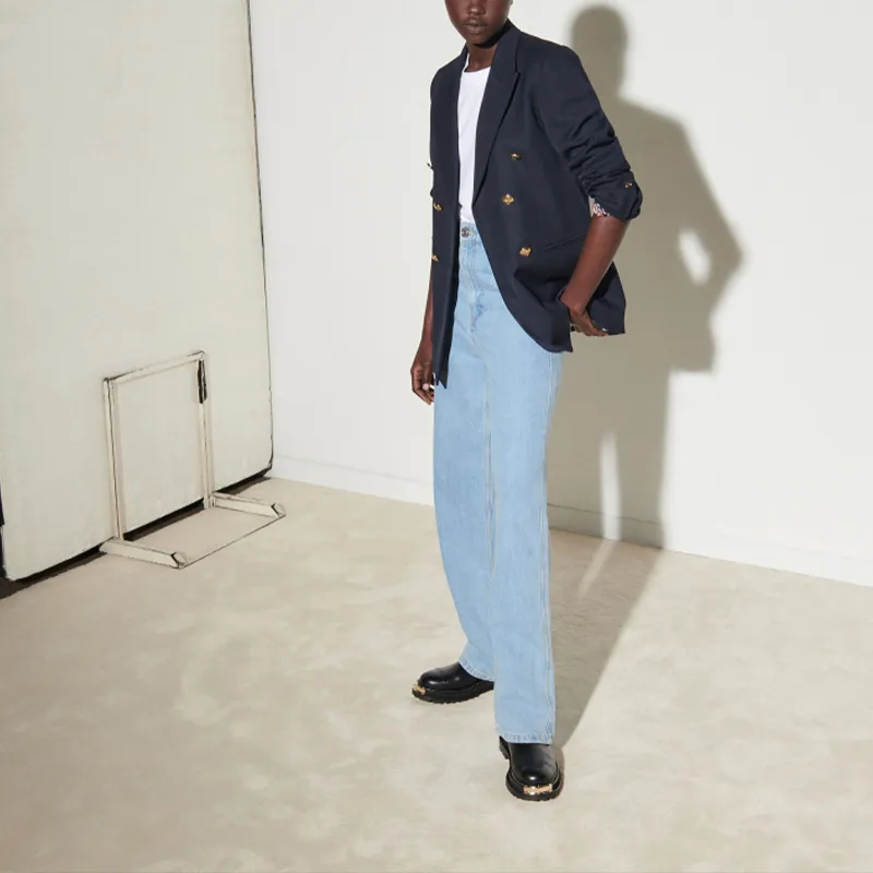 Sandro Double breasted Tailored Blazer-1