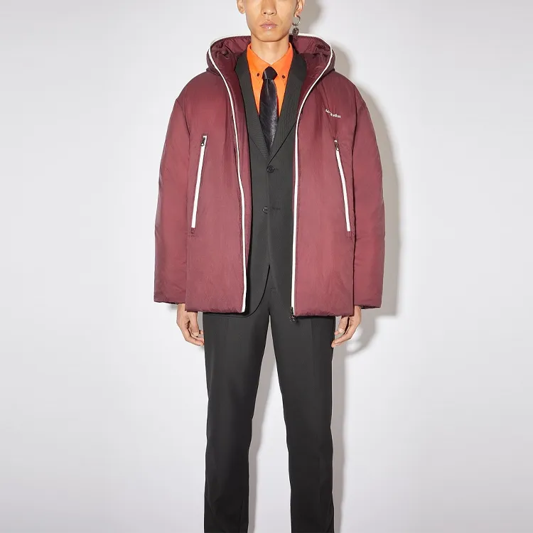 Acne Studios Down Jackets Men Burgundy-1