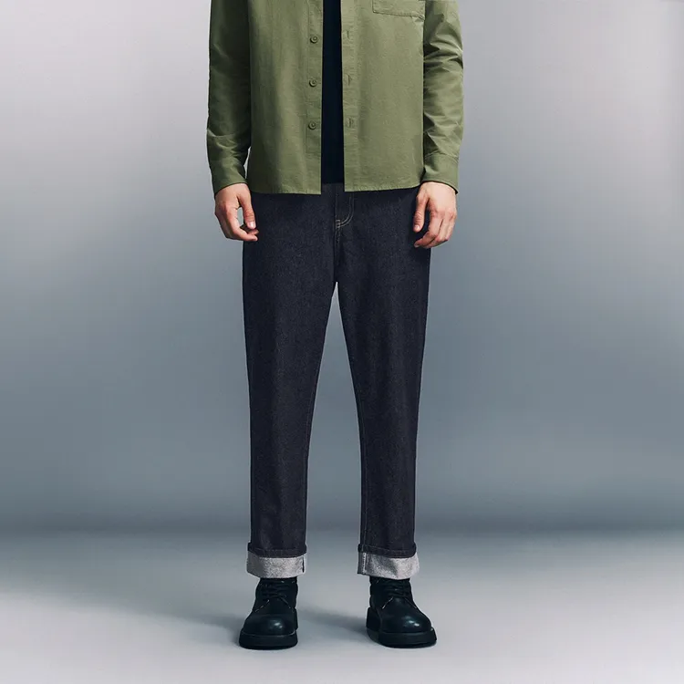URBAN REVIVO Jeans Men's Indigo-3