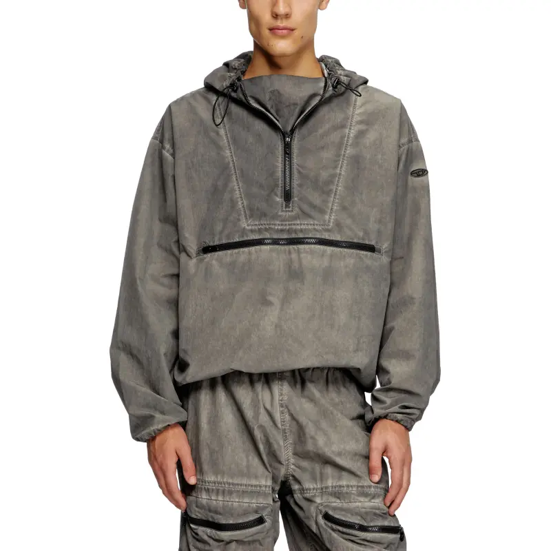 DIESEL Jackets Men Gray-2