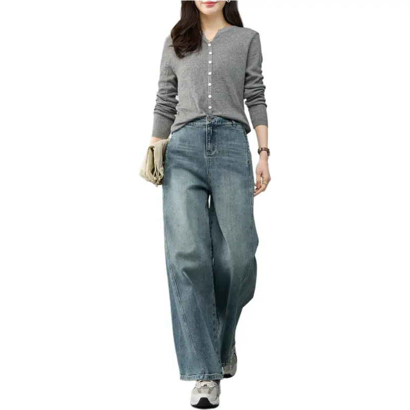 YALIDA Jeans Women's Blue B0-3