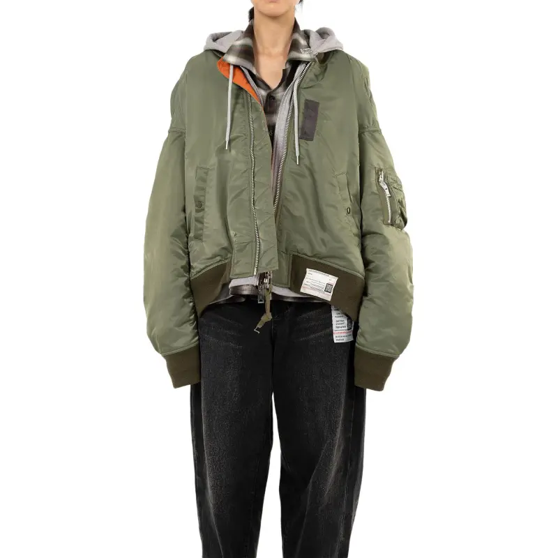Maison Mihara Yasuhiro SS25 Jackets & Coats Women's Khaki-5