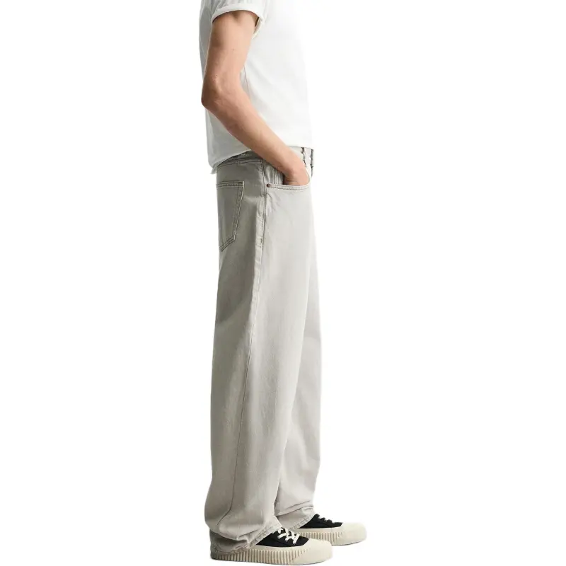 ZARA Jeans Men Beige-3