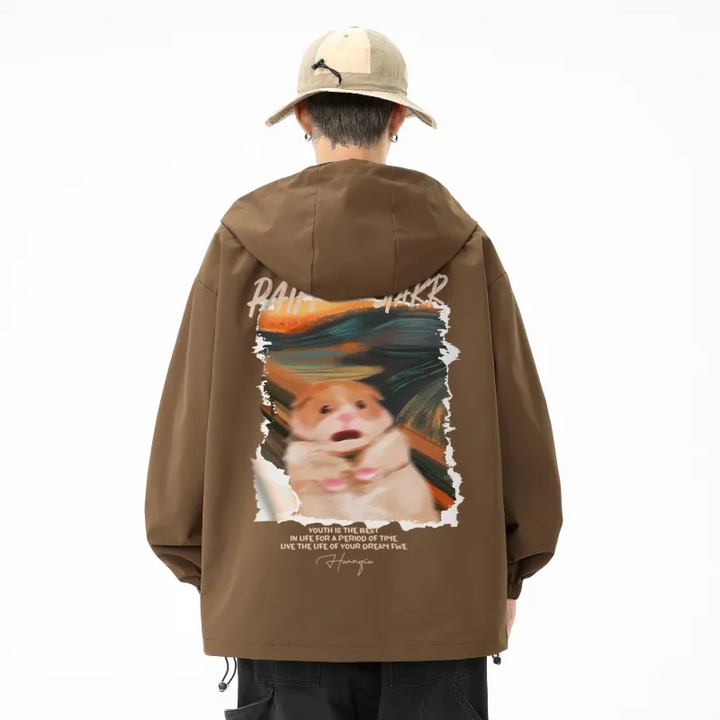 HUANQIU Jackets Unisex-11