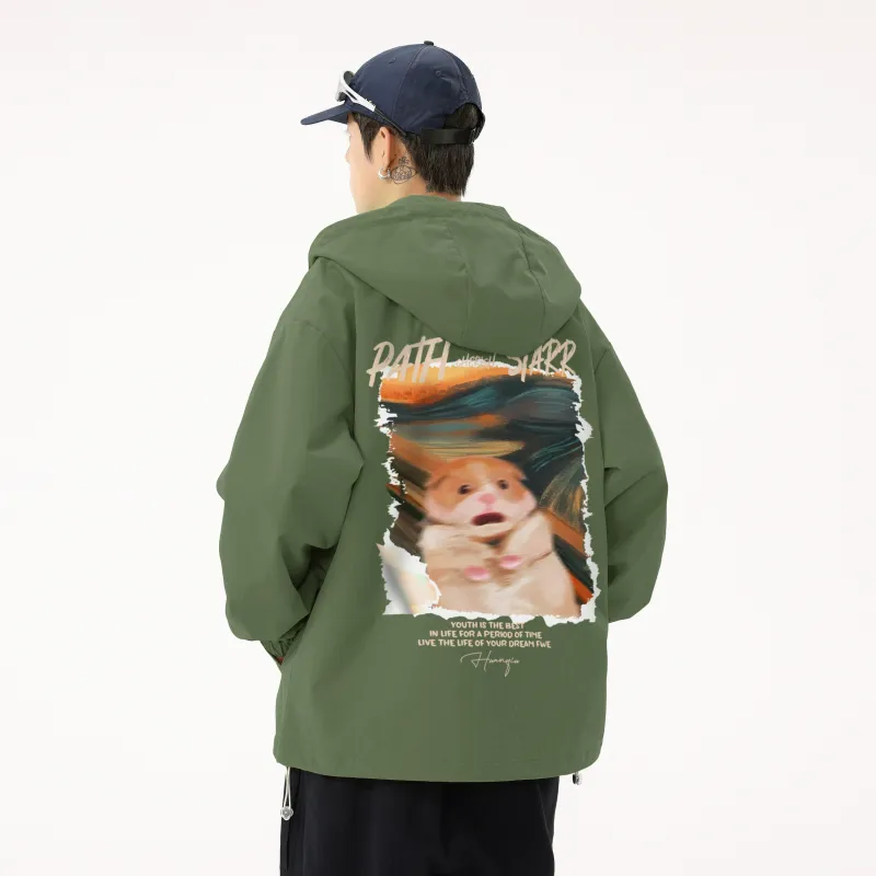 HUANQIU Jackets Unisex-16