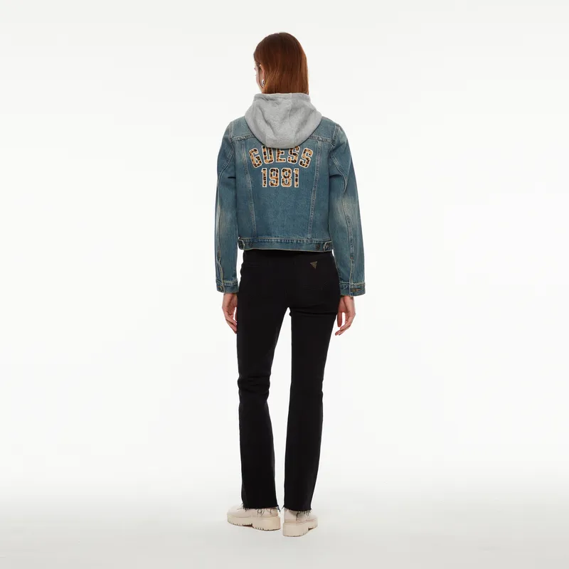 GUESS Jackets Coats Women's Dark Blue-2