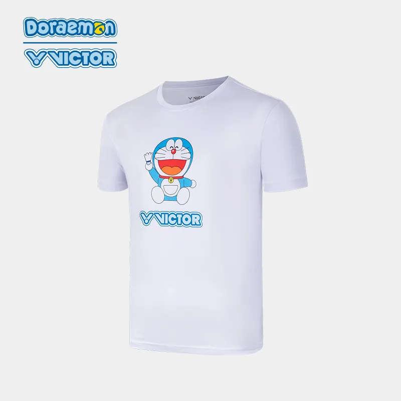 VICTOR x DUOLA A MENG LIANMINGKUAN Badminton Clothing Unisex White-3