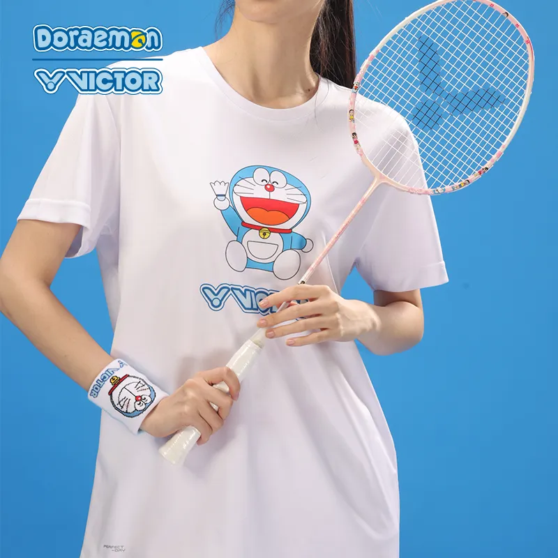 VICTOR x DUOLA A MENG LIANMINGKUAN Badminton Clothing Unisex White-5