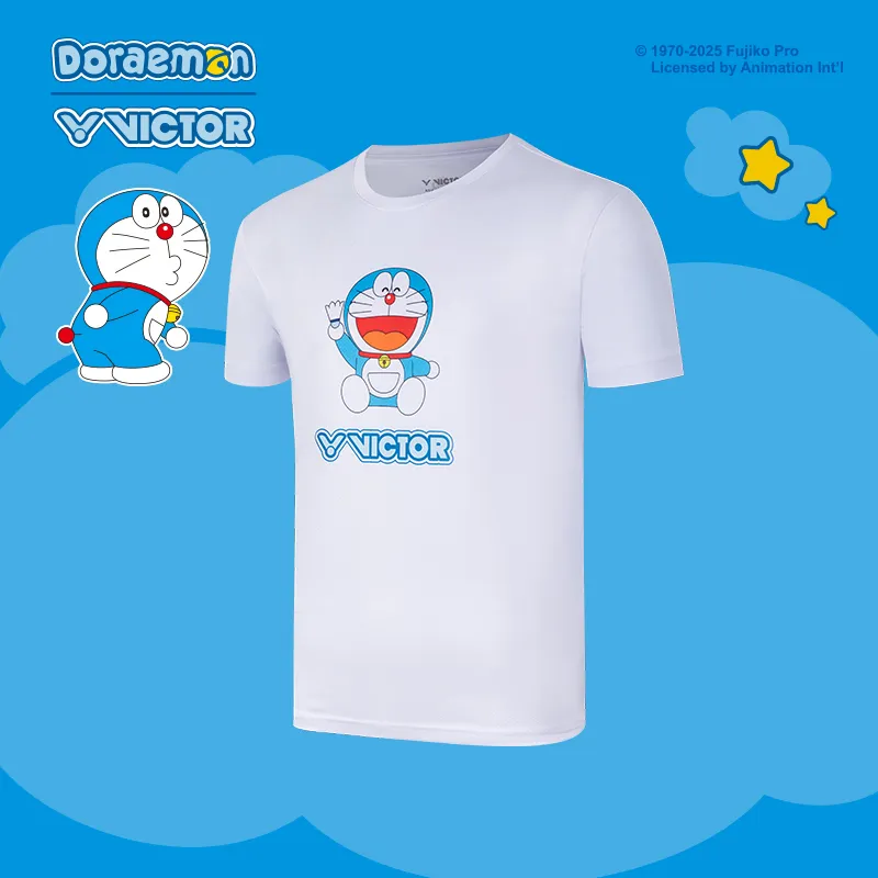 VICTOR x DUOLA A MENG LIANMINGKUAN Badminton Clothing Unisex White-2