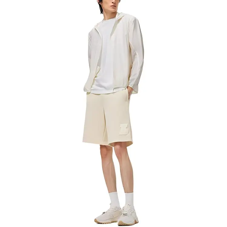 LiNing Sports Trend Series Breathable Sun Protection Clothing Men's Ecru-2