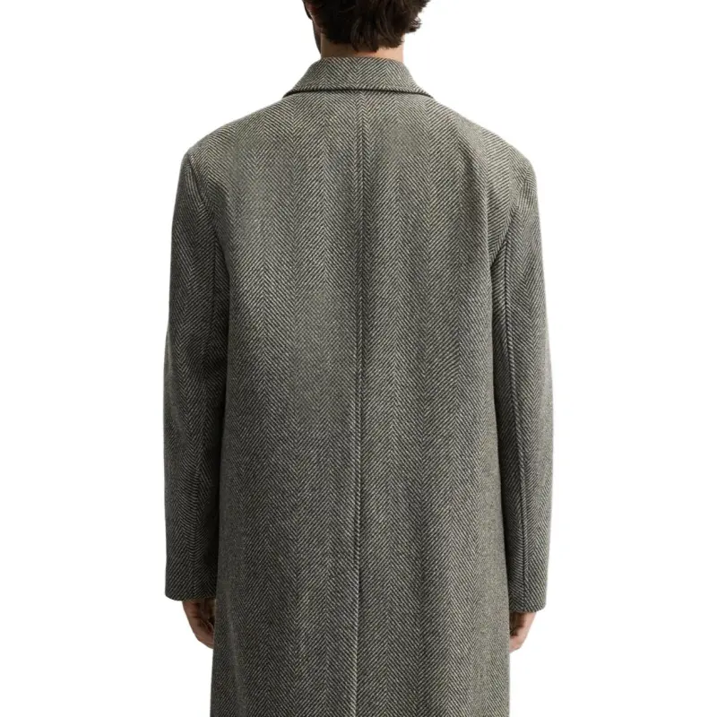 ZARA Coats Men's Zebra Print Brown-3