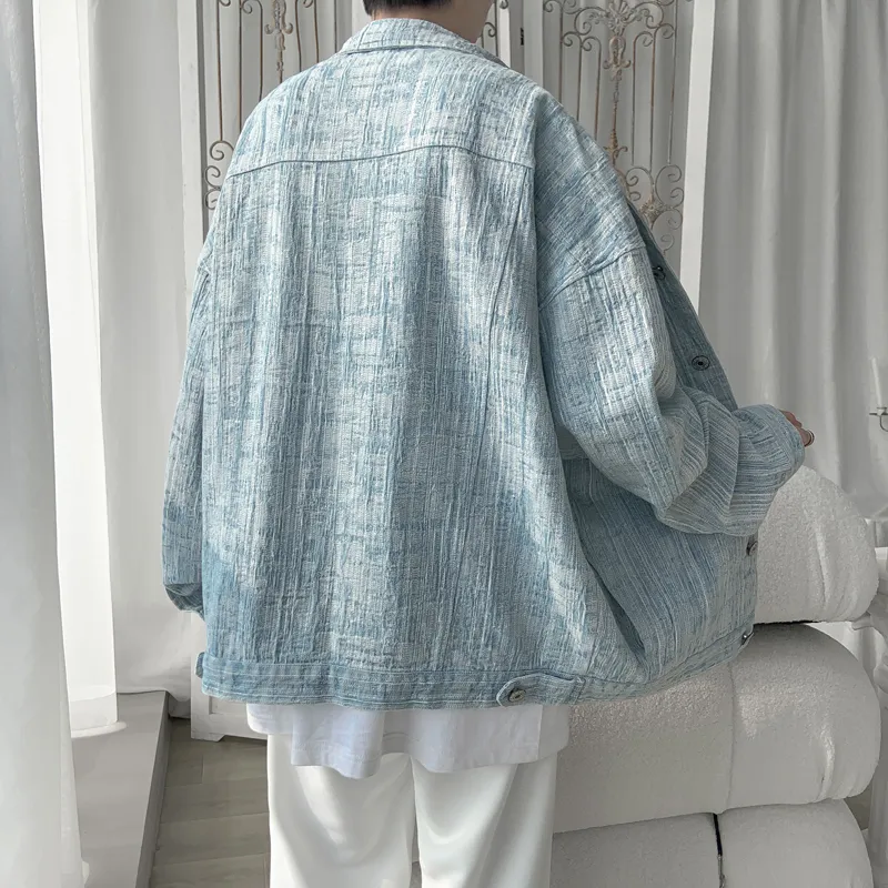 TESTUNG Denim Jackets Unisex-9