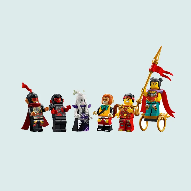 LEGO Little Monkey King Collection Monkie Kid Characters Ne Zha Building Blocks 929 80034-2
