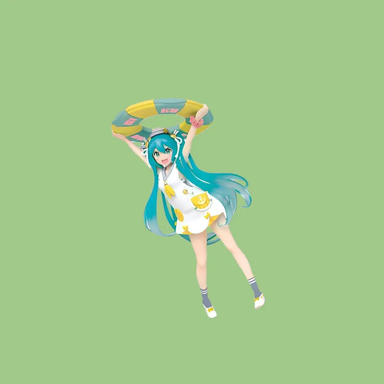 TAITO Hatsune Miku Vocaloid Summer Outfit Ver. Repaint Edition Bonus Gifts-3