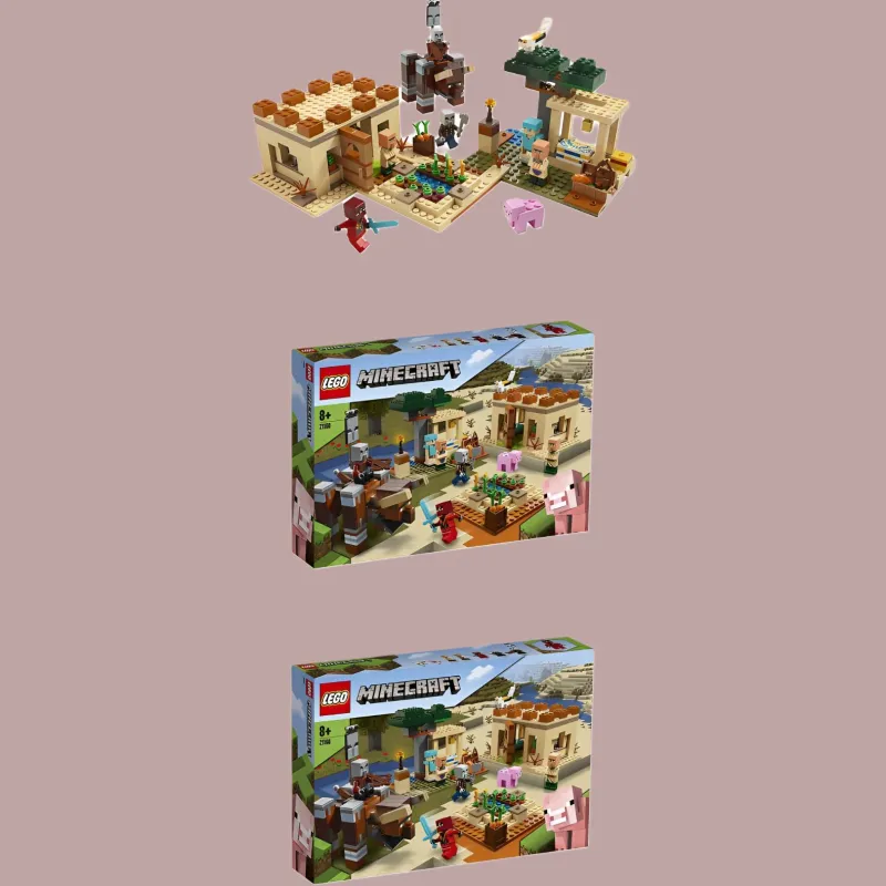 LEGO My World Collection Villager Raiding Party Of Misfortune Building Blocks 301 600pcs 21160-1