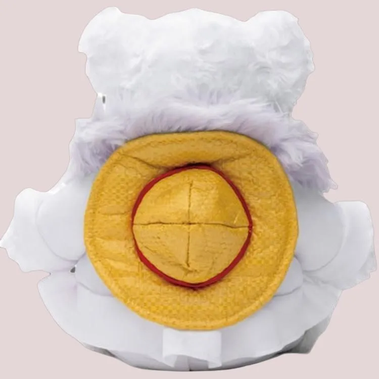 BANDAI Monkey D. Luffy 711 Limited One Piece Luffy Bear Dolls Plush Doll Small Size Tall-3