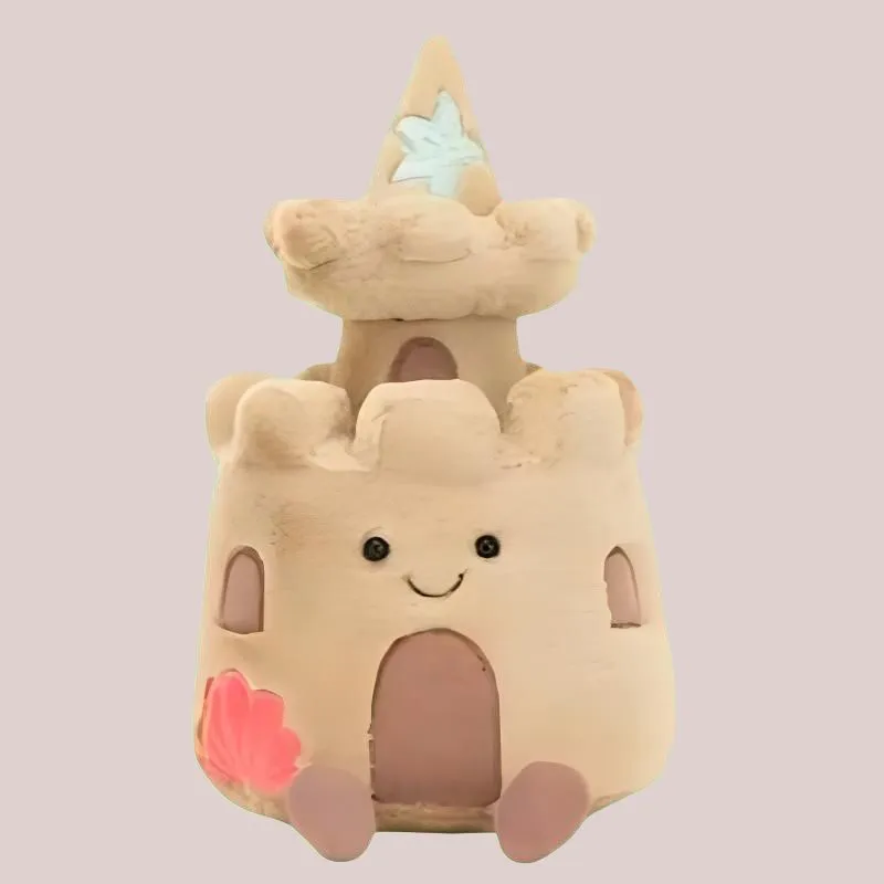 JELLYCAT Fun Items Collection Beach Castle Dolls Plush Doll 29cm Height-1