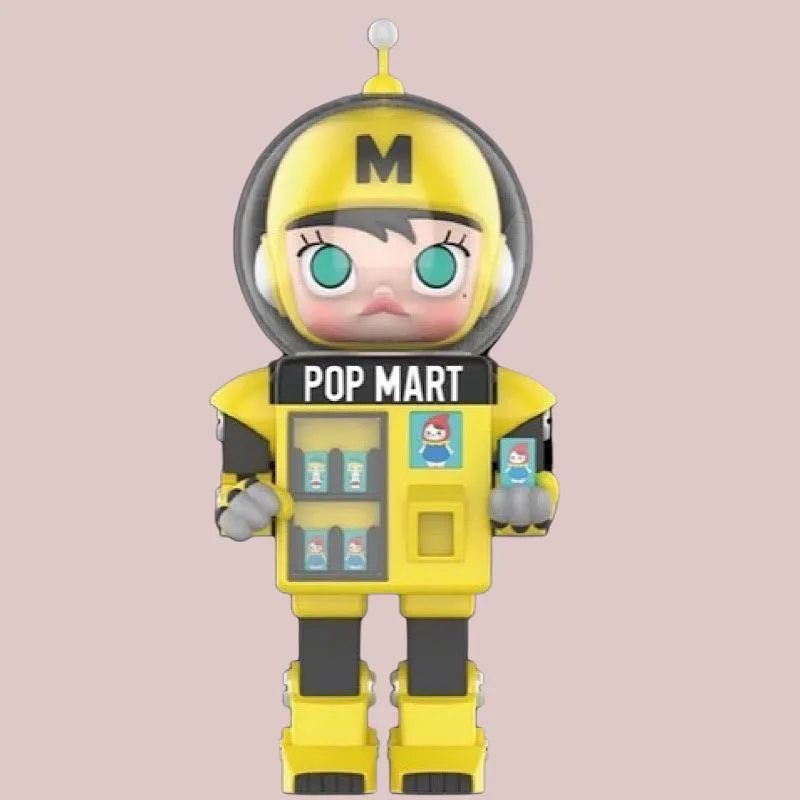 POP MART Molly Robot Store Hang Tag Box 100% 8cm-1