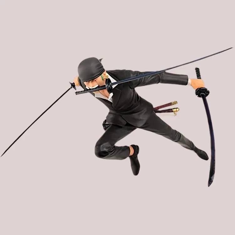 BANPRESTO Roronoa Zoro Glass Factory Ichiban Kuji One Piece Treasure Cruise Vol.1 E Prize Zoro 20cm Figure Bonus Gifts-2