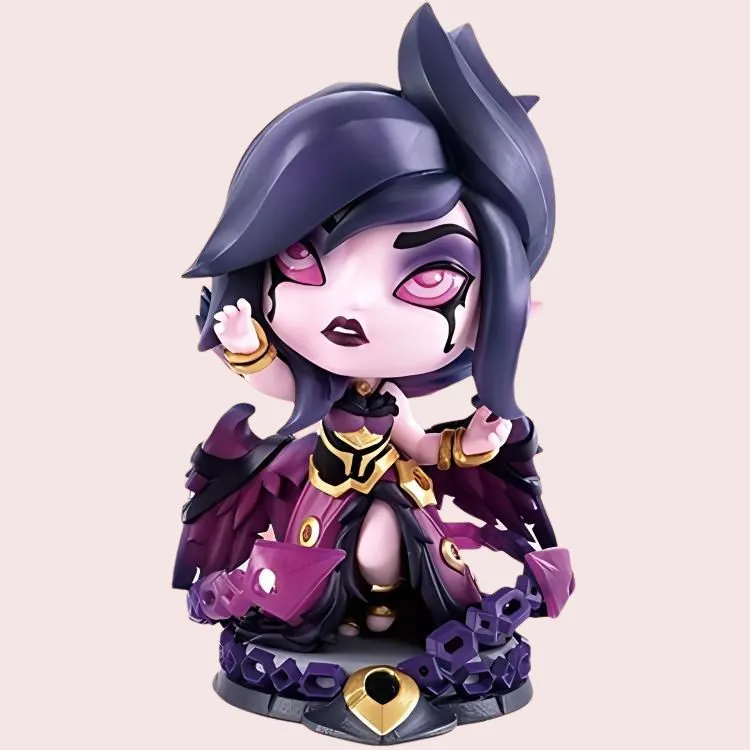 LEAGUE OF LEGENDS League Of Legends Character League Of Legends Fallen Angel Malphite Chibi Figures-3