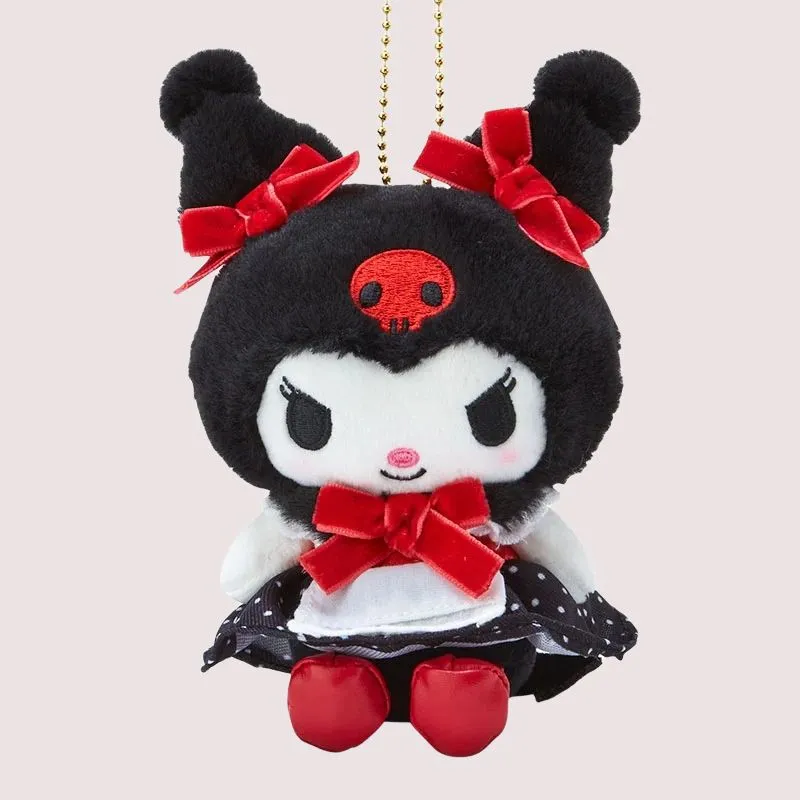 Sanrio Kuromi Vintage Red Collection Dolls Plush Pendant 13cm High-2