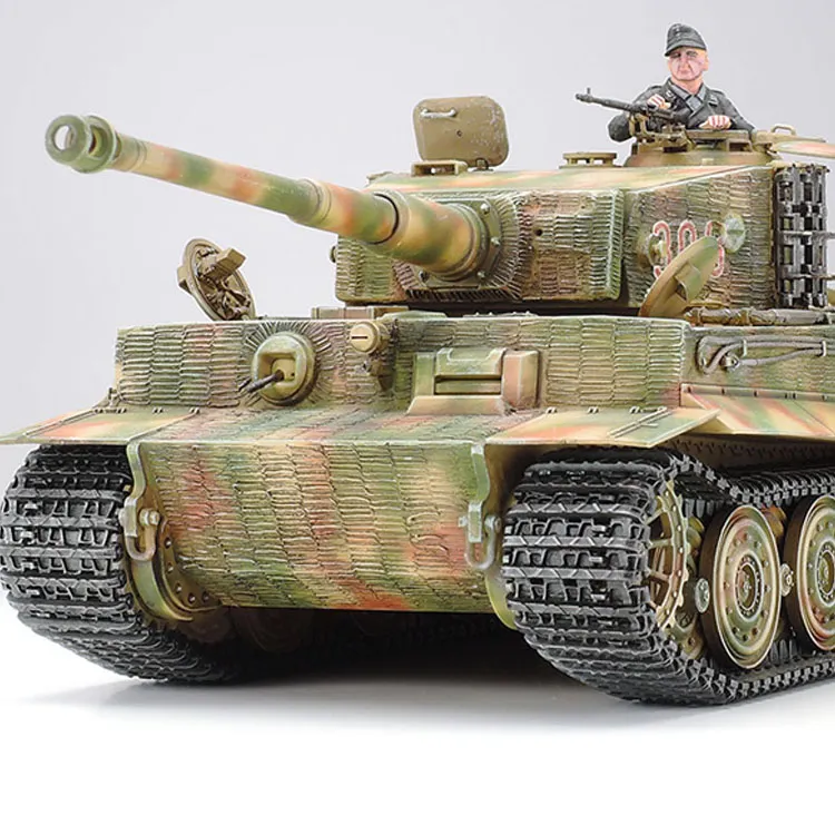 Tamiya GERMAN, Tiger I Model Tank, Late Production, Strongest Tank Model Kits-3