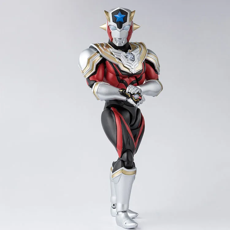 BANDAI Ultraman Taiga Limited SHF Titas Sage Of Strength U40 Muscle Poseable 15cm Scale Figures-1