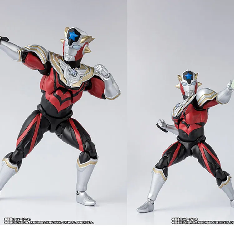 BANDAI Ultraman Taiga Limited SHF Titas Sage Of Strength U40 Muscle Poseable 15cm Scale Figures-3