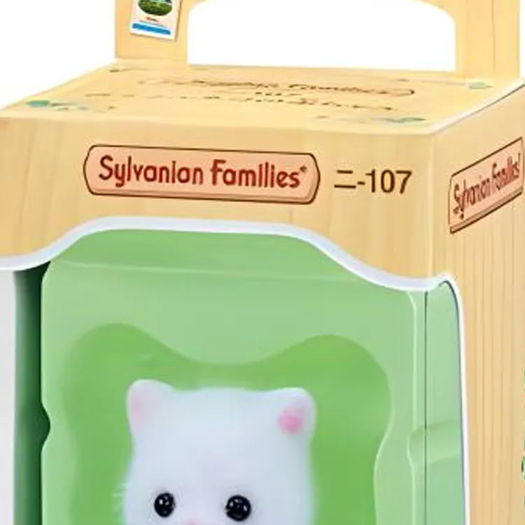 Sylvanian Families Persian Cat Kitten Dolls Plush Doll Small Size Tall-1