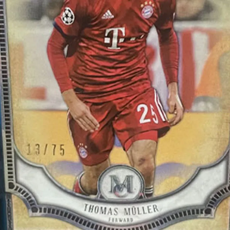 Topps Champions League Museum Germany Bayern Munich Black Thomas Muller 75% Player Card Card Passable Sports Cards 1 Pc-3
