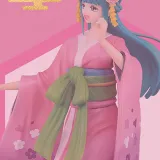 BANDAI Ichibansho One Piece Kozuki Hiyori Action Figure Pink