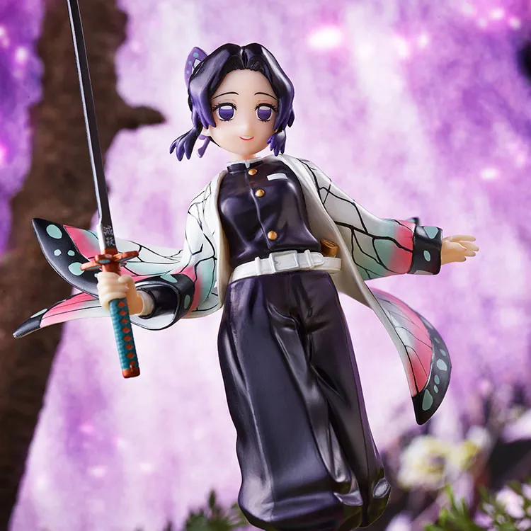 BANPRESTO Shinobu Kocho Glass Factory Demon Slayer  Kimetsu No Yaiba Bonus Gift Scale Figures Different Colored Version-1