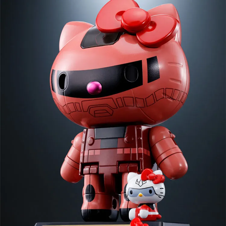 BANDAI Zaku Super Alloy, Gundam II ★ Hello Kitty Assembled Models-3