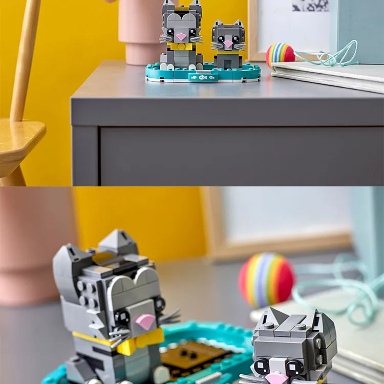 LEGO Brickheadz Short Haired Cat Building Blocks 250 40441-3